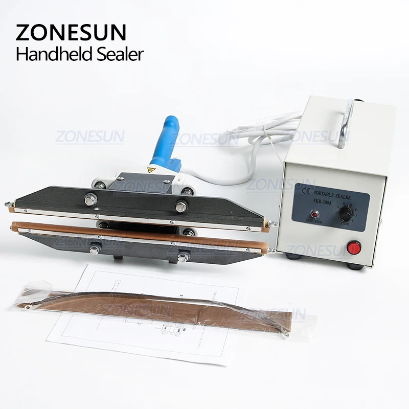 ZONESUN – Machine de scellage pliable Portable, avec pince de 400mm, pour Film Composite en aluminium sous vide