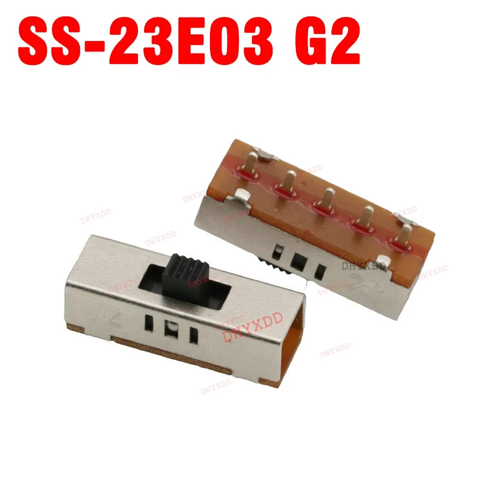 5Pcs/Lot SS-23E03G2 SS-23E03 G2 (2P3T) G5 Toggle Switch Drill 3 Files Accessories Button Switch BOSCH IXO 3 IXO3