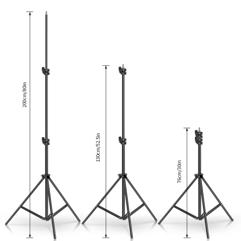 Heavy Duty Metal Aluminum Alloy Light Stand Tripod for Photo Studio Softbox Video Flash Reflector Lighting Background Stand