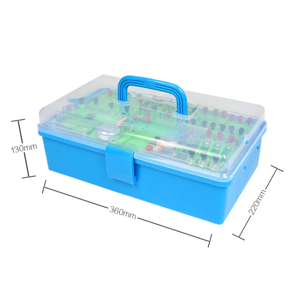 Electricity Experiment Kit Junior High School Electromagnetics Physics Experiment Equipment Kit Circuit Experiment Kit