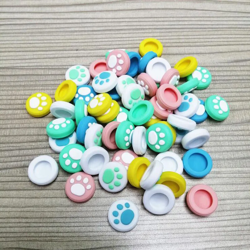 Cubierta de Joystick para Nintendo Switch OLED y Switch lite, accesorios de funda de Thumb Stick, garra de gato, garra bonita, 2 piezas