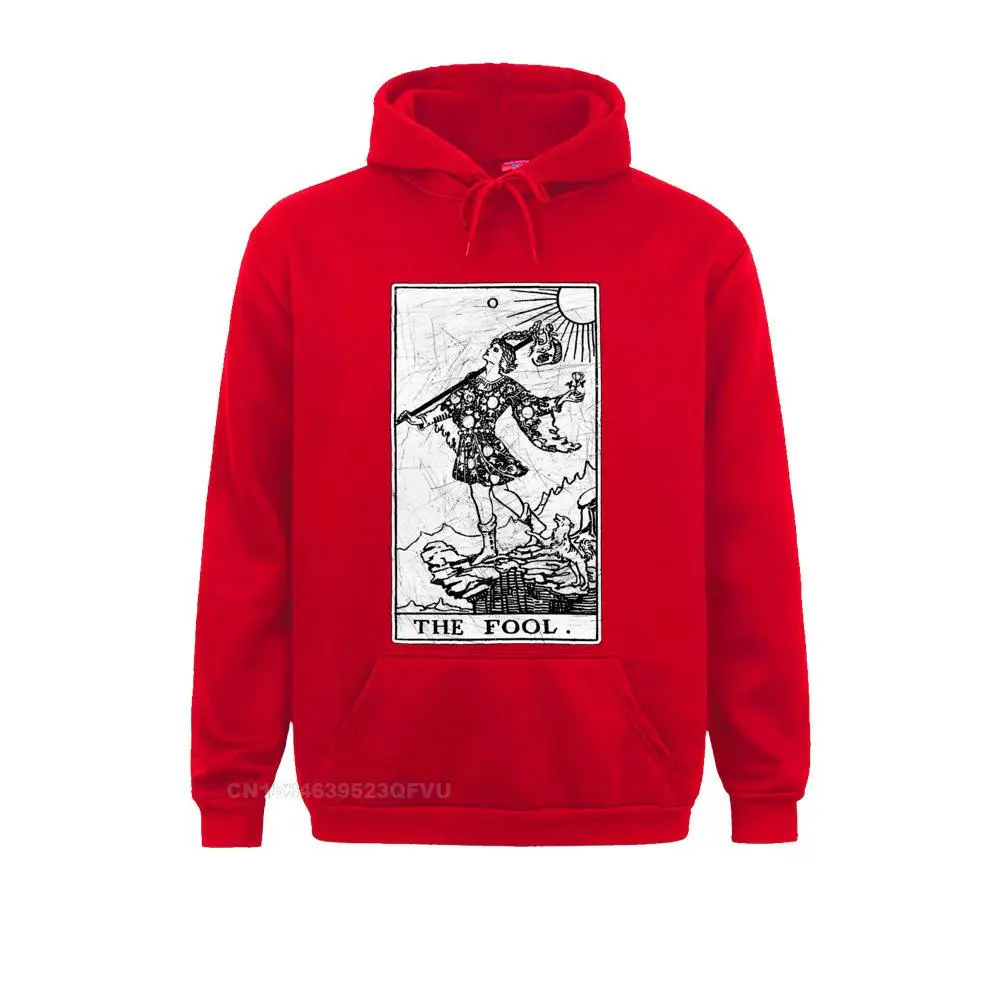 The Fool Tarot Card Major Arcana Fortune Telling Occult Men's Sweater Unique Hoodie Cotton Unique Japanese Streetwear