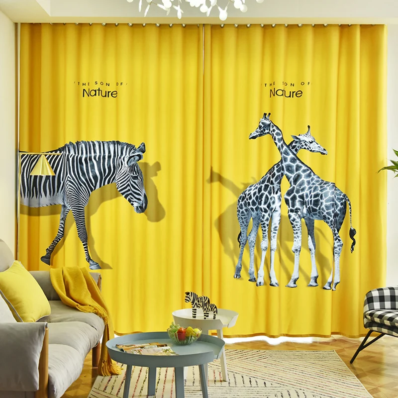 

Cortina Para La Sala Cortinas Dormitorio шторы шторы для спальни Curtain Home Decor Curtain For LIvingroom Bedroom Kids Child