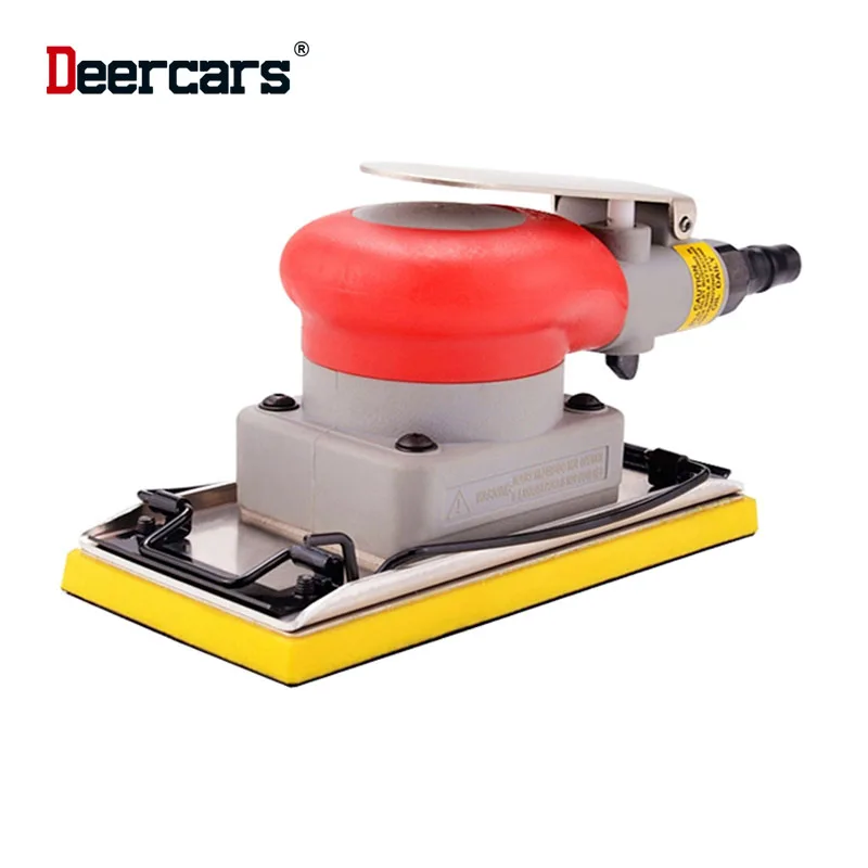 

Vibration Type Pneumatic Sanding Machine Rectangle Air Sander Car Grinder Wind Polisher 75X150mm