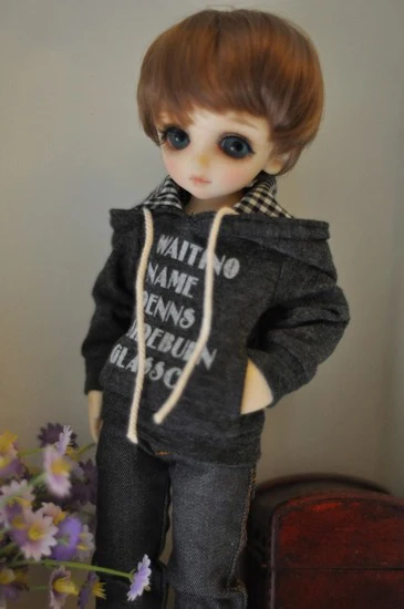 

1/6 scale BJD doll clothes Hooded Sweatshirt for BJD/SD accessories YOSD.Not included doll,shoes,wig and other A985