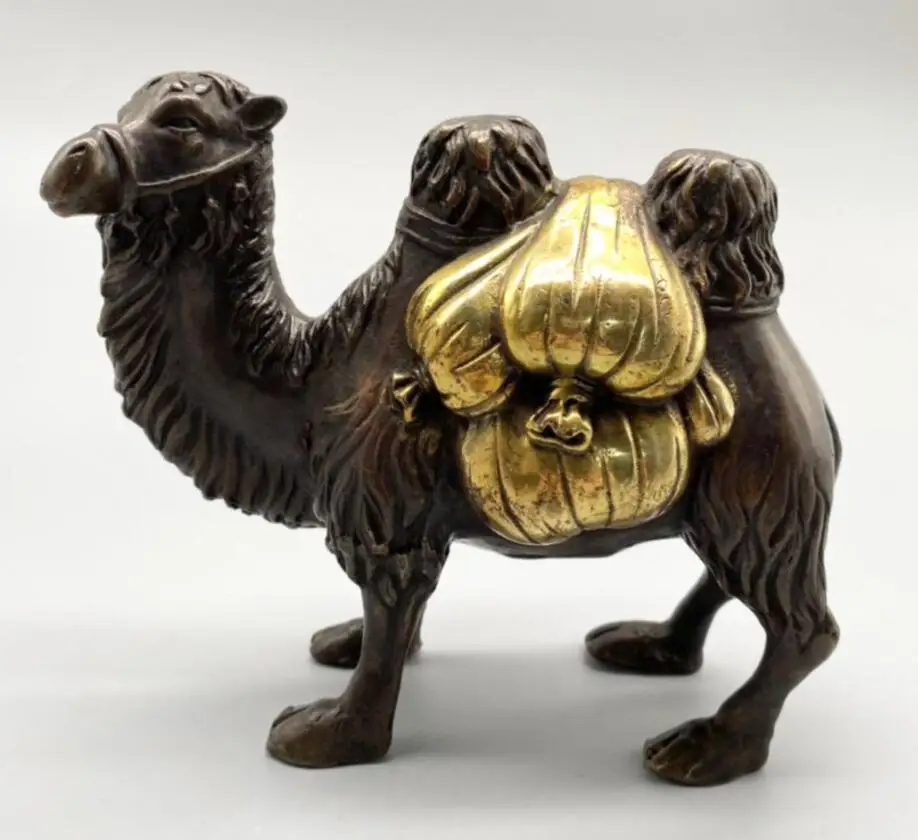 

China archaize brass camel crafts statue