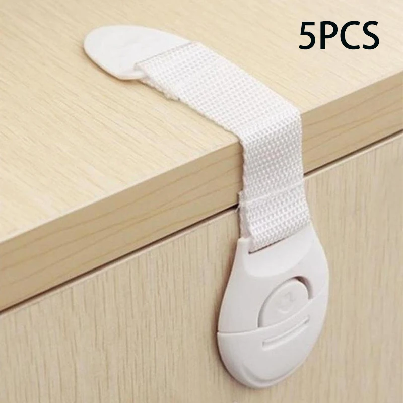 5PCS /1PC Baby Safety Locks Kids Toddler Safety Fridge Drawer Door Cabinet Cupboard Security Locks Safety Locks Protection Care