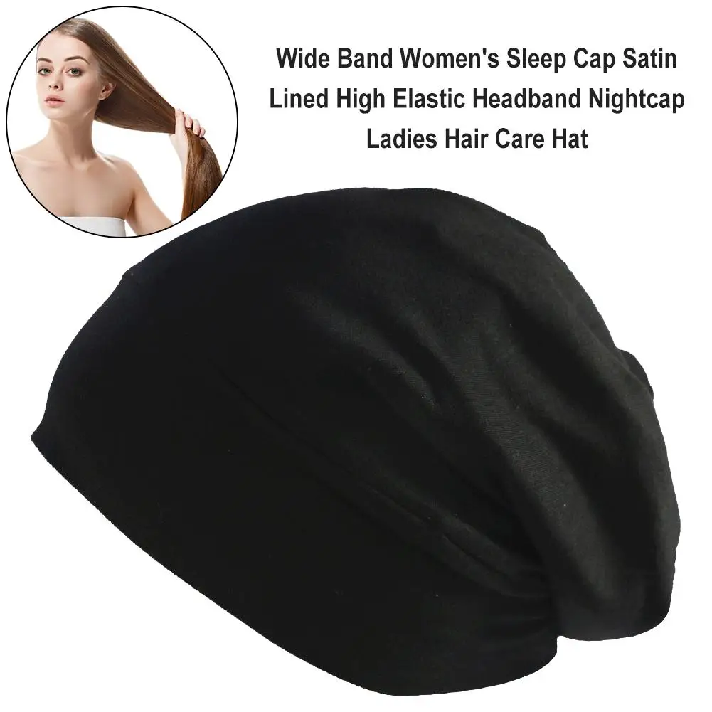 Sleeping Hat Night Sleep Cap Hair Care Bonnet Nightcap For Women Men Unisex Cap Head Wrap Cap Hair Styling Tool