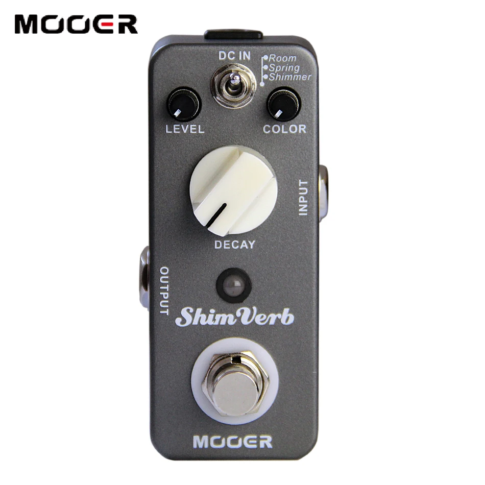 Mooer Shim Verb Digital Reverb Guitar Pedal Micro Guitar Effect Pedal for Electric Guitar True Bypass Guitar Accessories