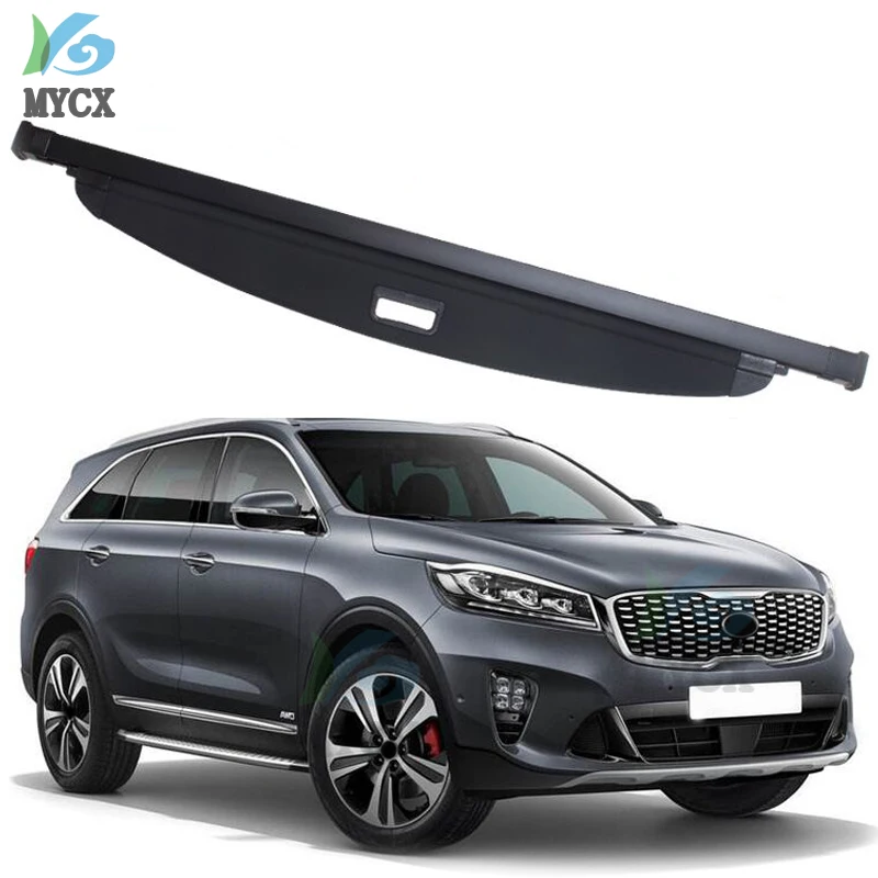 Car Rear Trunk Cargo Cover Liner Security Shield Shade For Kia Sorento 2016-2017 2018 2019