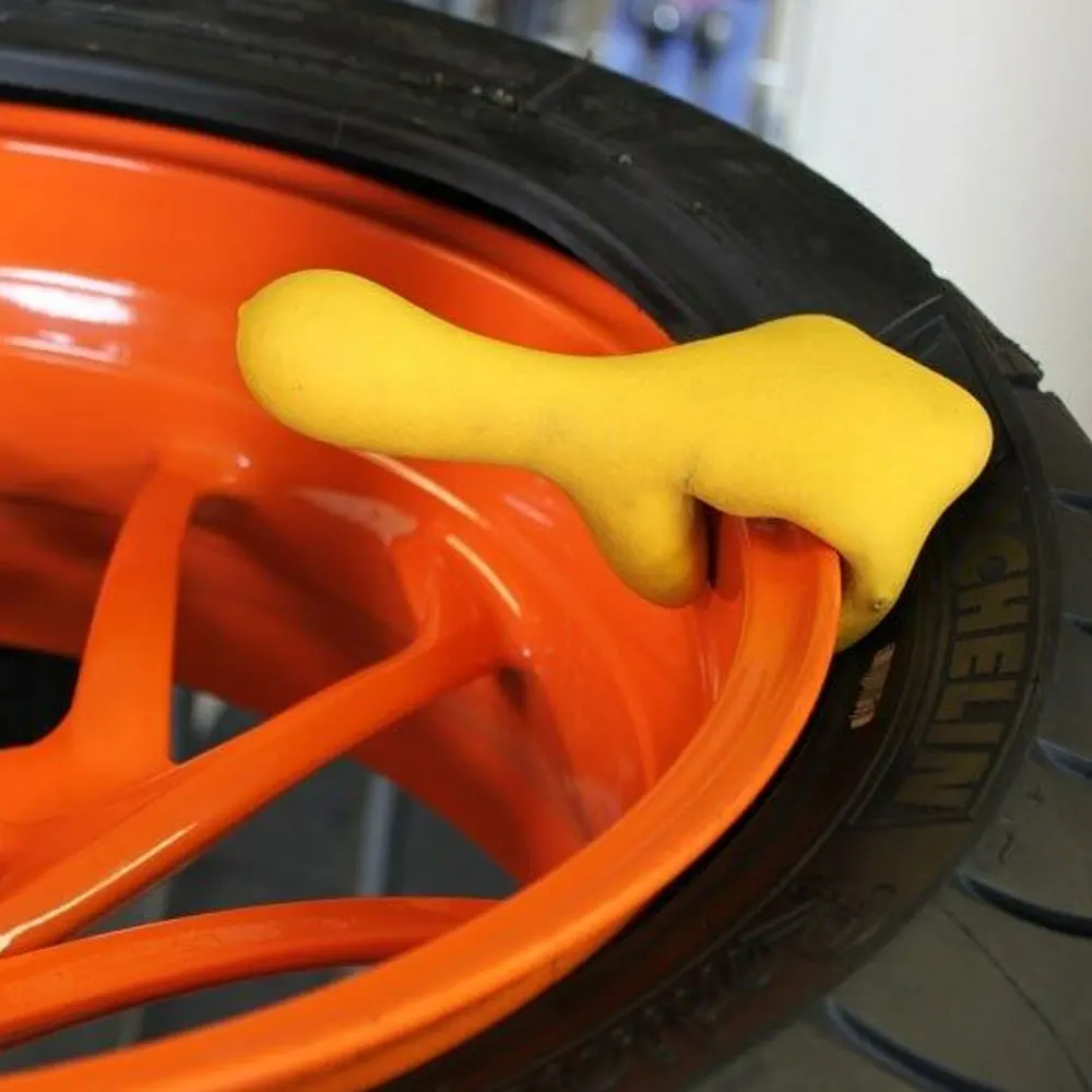 

1 PC NEW And High Quality Rubber Coated Bead Keeper Tire Changer Tool Yellow Heavy Duty Thing