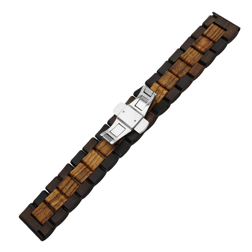 Wooden Straps For Garmin Vivoactive 3 4 Smart Watch Band 20MM 22MM Wristband For Vivoactive4 3 Correa WatchBands