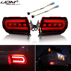 iJDM Bumper Reflector Lights for 10-19 Toyota Land Cruiser Prado 150 LC150 FJ150 GRJ150 Tail,Brake & Rear Fog Lamps Turn Lights