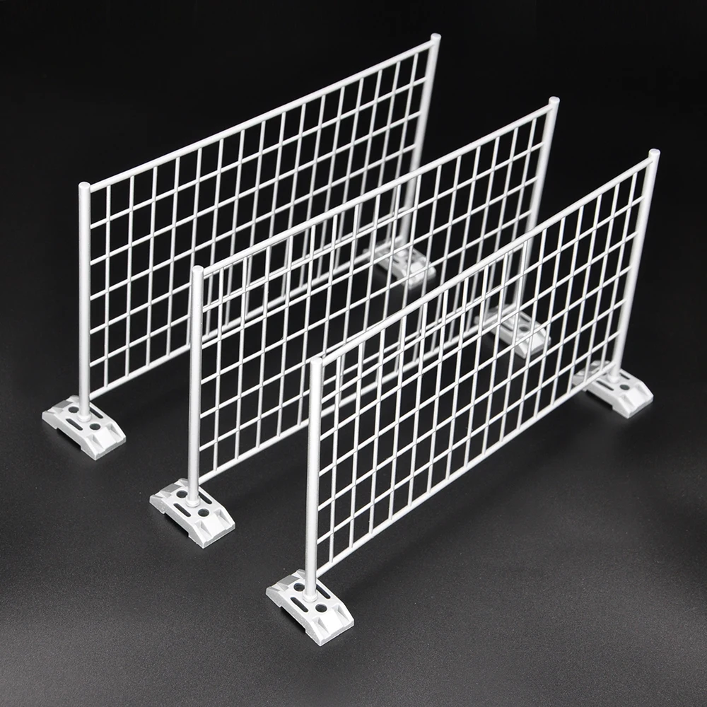 RC 1/14 Scale Metal Construction Site Fence for  Excavator Dump Truck Loader Bulldozer RC Car Model Parts