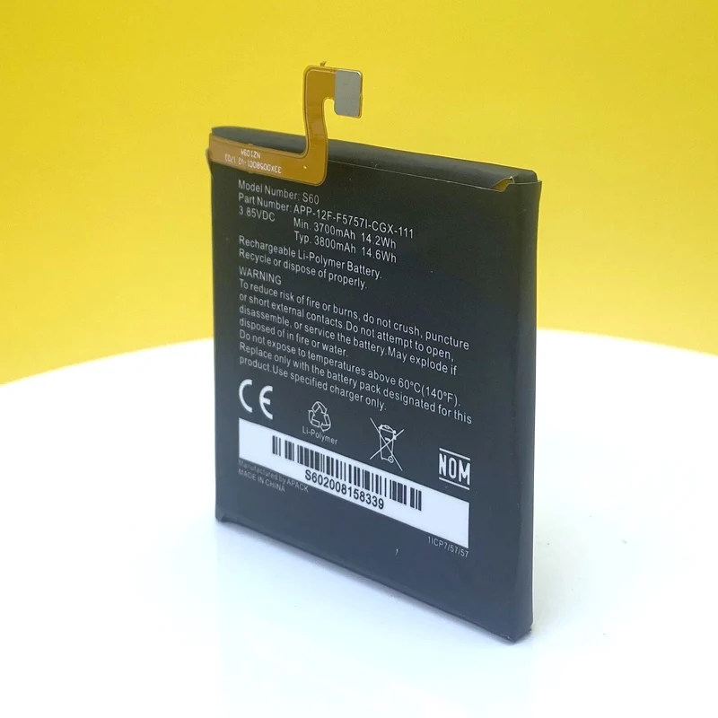 New High Quality Original 3800mAh Battery For CAT S60 APP-12F-F57571-CGX-111 PHONE With Tracking Number