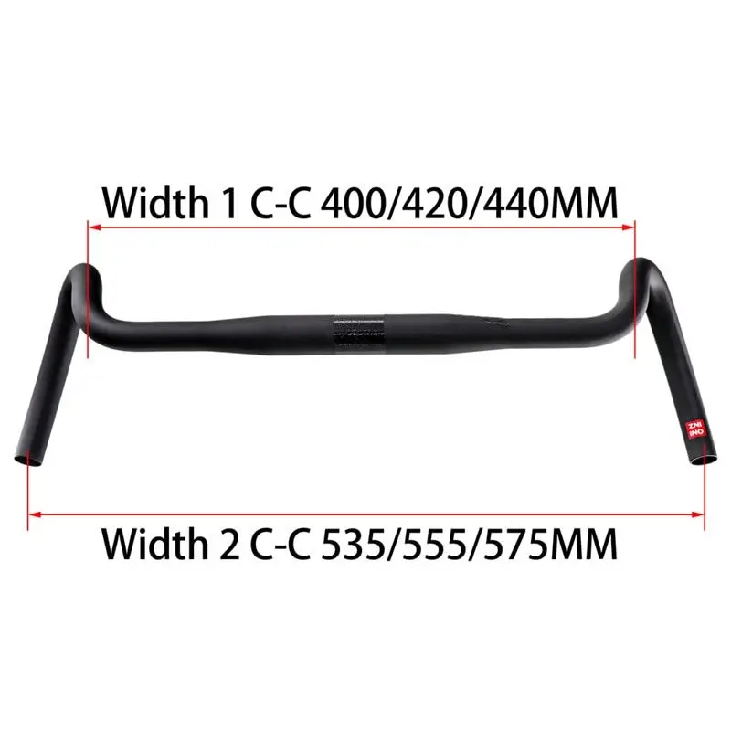 2020 new Carbon Gravel handlebar Big Flare Bar Cyclocross Road Bike handlebars 400/420/440mm carbon fiber bicycle handlebar