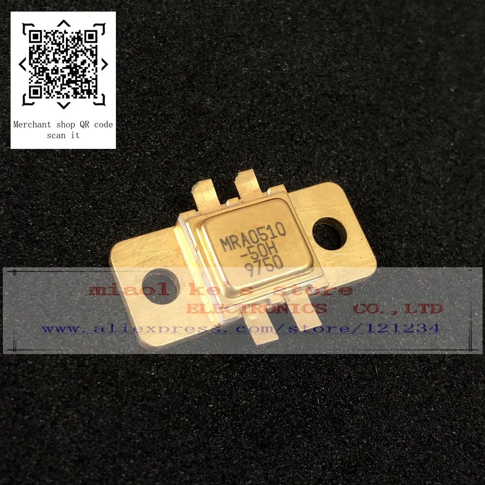 

100%Original: MRA0510-50H MRA0510 50H [ 28V-60V 240mA 50W 1000MHz CASE 391-03 (HLP-42 )] - High-quality original transistor