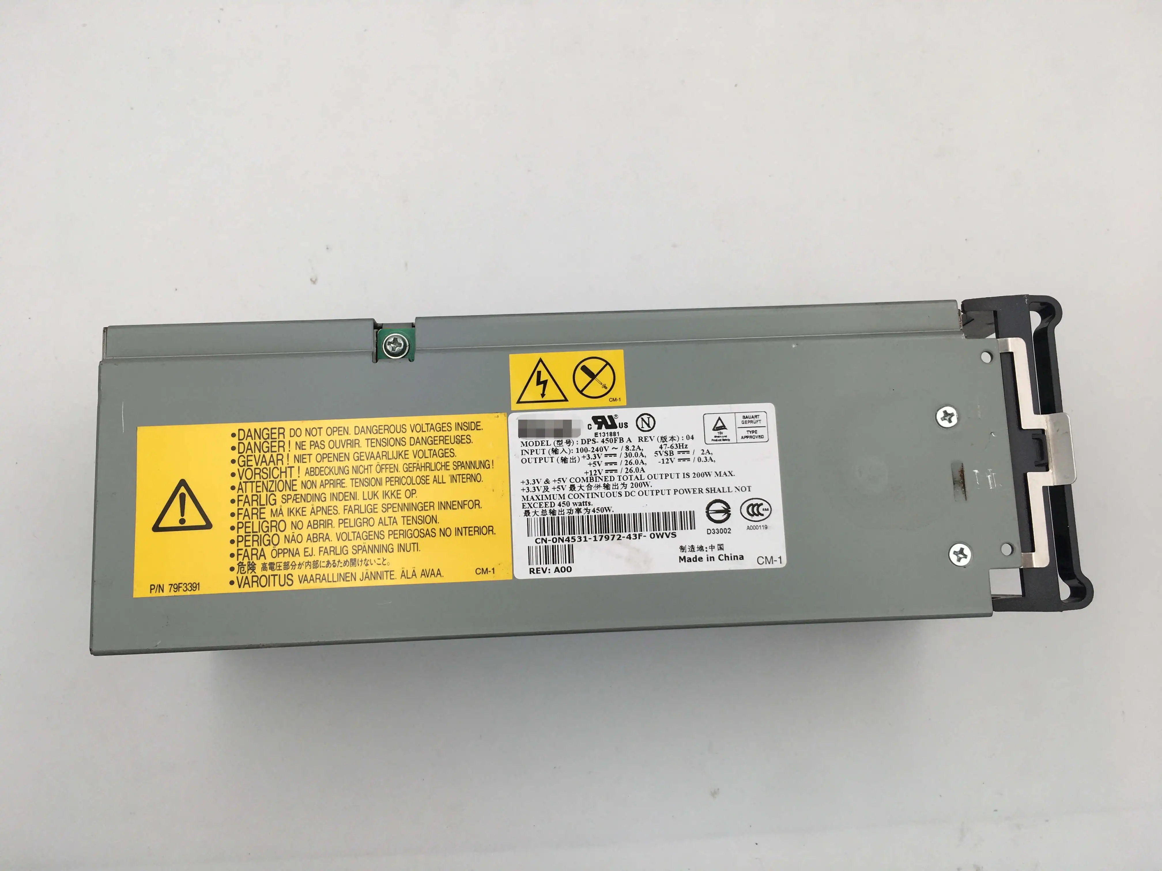 

DPS-450FB A for DELL PE1600SC server power supply CN-0N4531