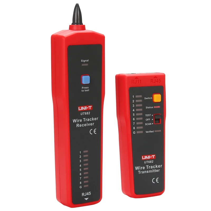 UNI-T-Network Line Finder, Linha Telefônica, Linha de Rede, Cabo de Alimentação, Verificação Network Line, UT682