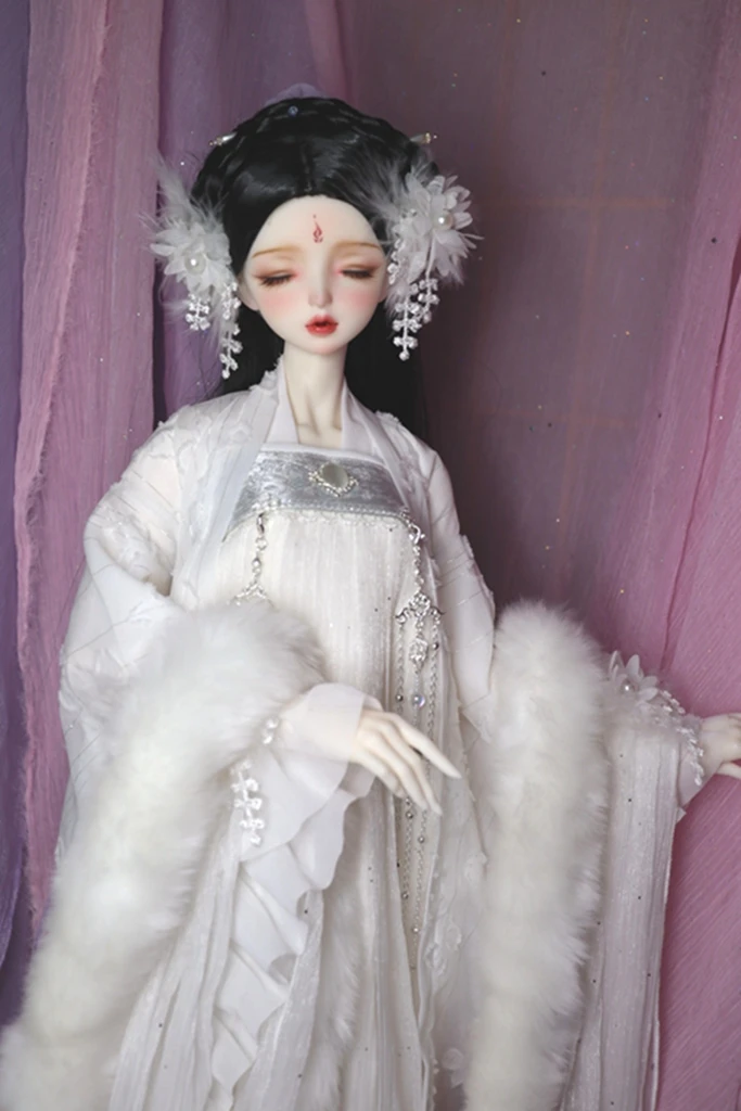 1/4 1/3 스케일 BJD 의류 액세서리 고대 의상 Hanfu 웨딩 요정 드레스, BJD/SD MSD SD13 높이 69cm 큰 소녀 인형 A793