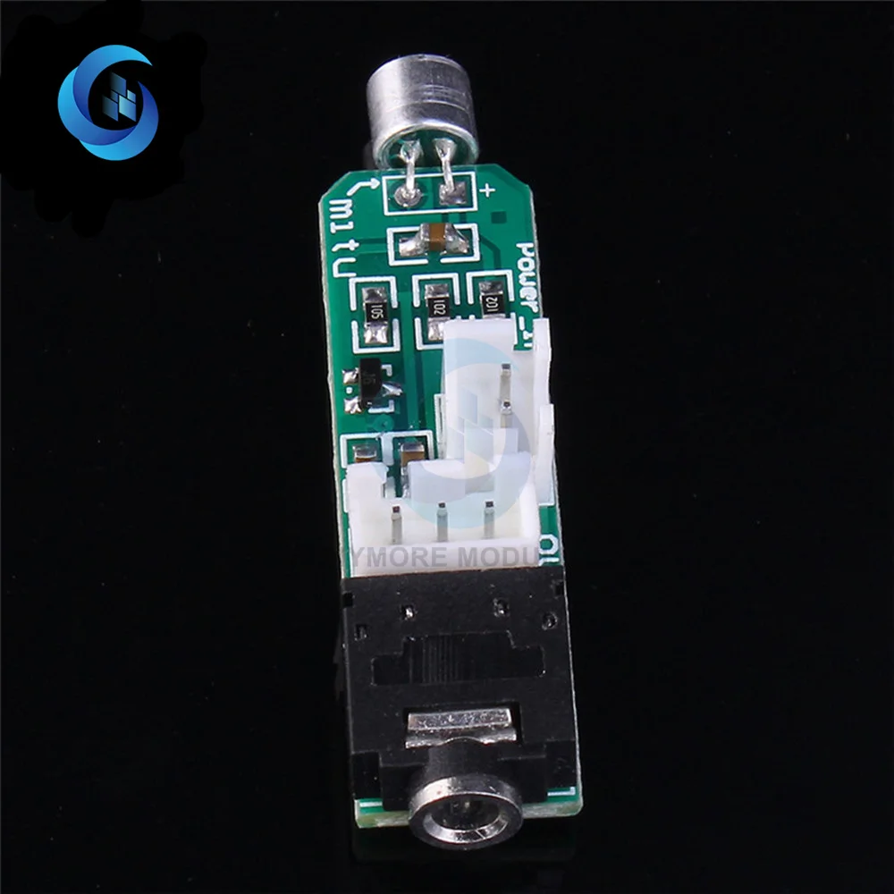 Microphone Circuit Amplifier Module DC 1.5-5V 3P Terminal 3.5mm Audio Amplifier Board