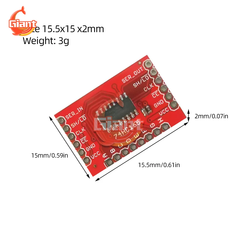 SN74HC165 DC2-6V переключение частей-разрыв с параллельной иглой в ряд для последовательного преобразования данных