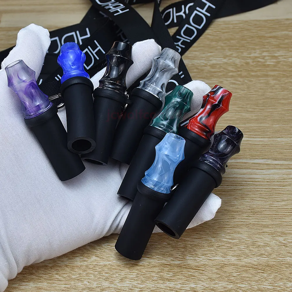 Resin hookah mouthpieces shisha mouthpieces Shisha Mouth Tips Silicon Resin Chicha Narguile Water Pipe Mouthpieces