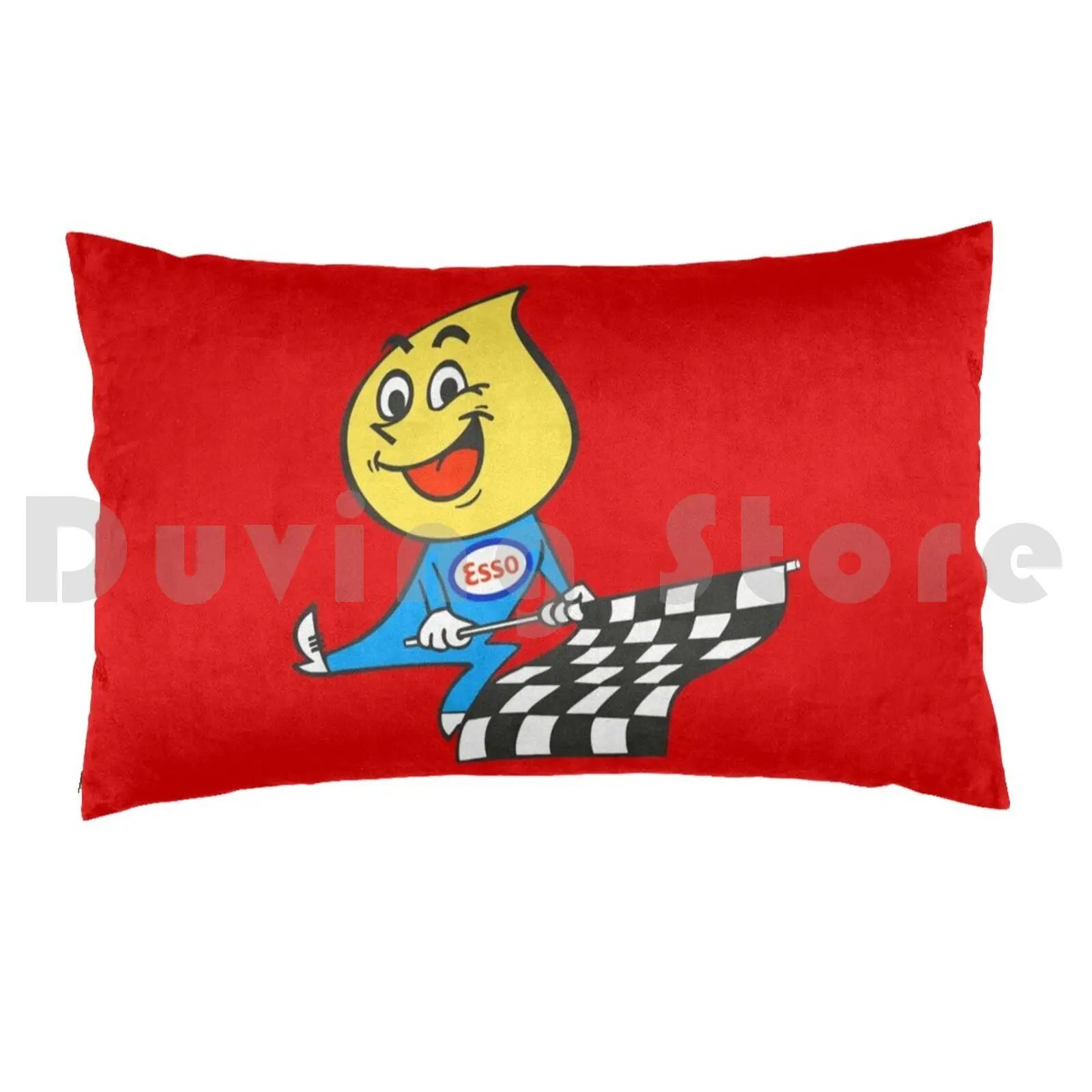 Esso 10 Pillow Case DIY 50*70 Esso Vintage Motor Oil Gas Petroliana Racing Automotive Cars Transportation