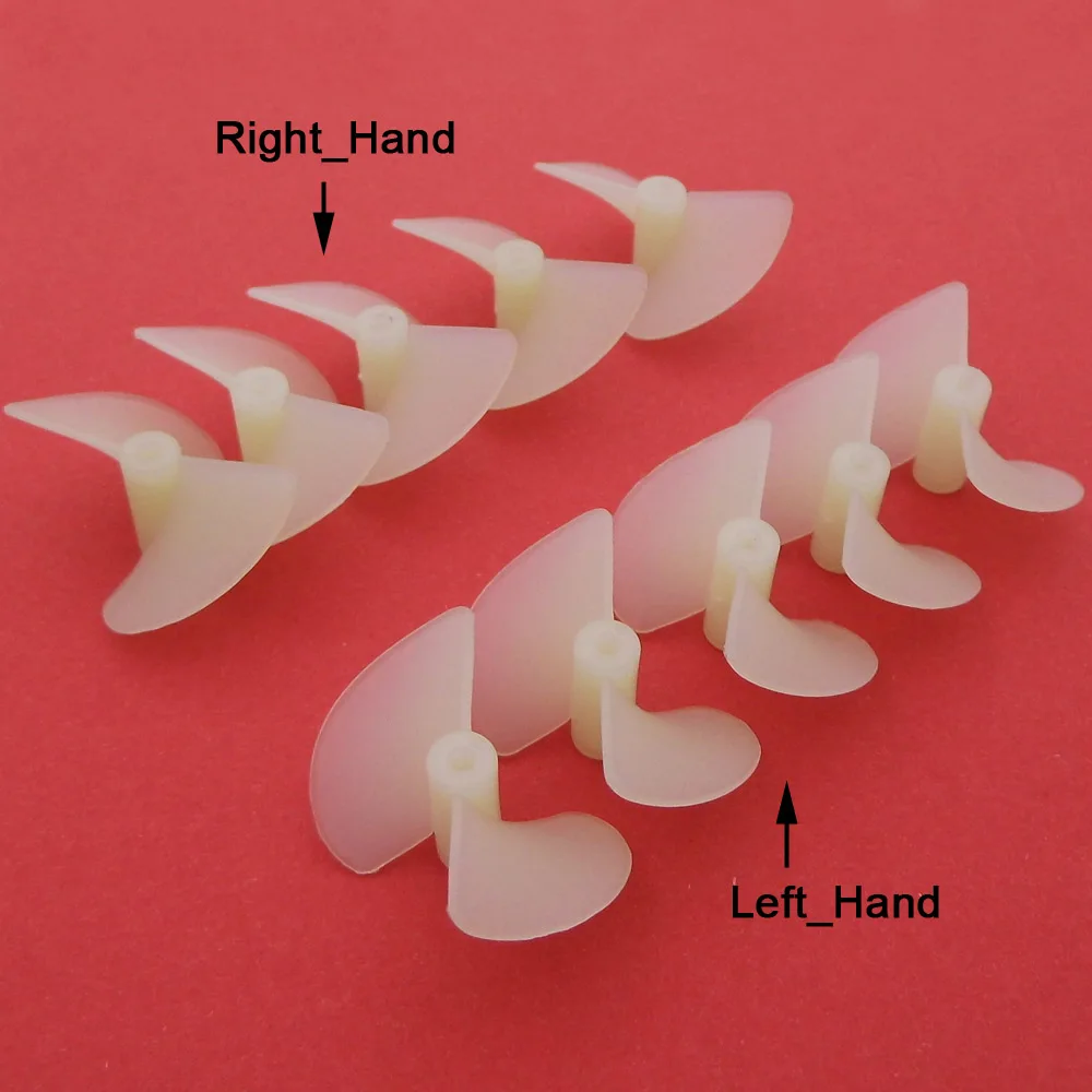 Linken Hand die Rechte Hand 26mm 22mm Propeller 2-Klingen Nylon Requisiten für 2mm Welle DIY RC spielzeug Boot Marine U-boot