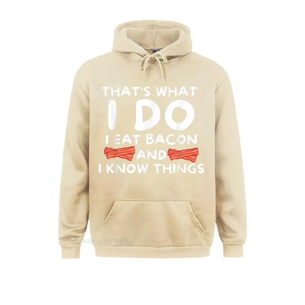 Isso é o que eu faço eu como bacon e eu sei coisas engraçado foodie hoodie europa hoodies moletom feminino ao ar livre sportwears engraçado