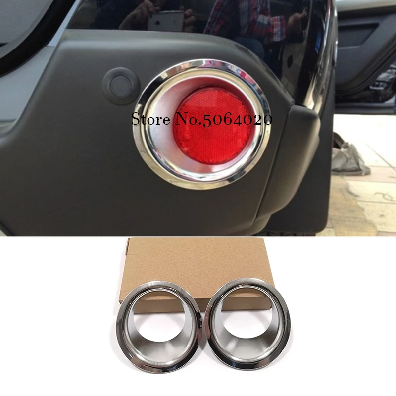 

ABS Chrome Rear Fog Light Lamp Garnish Bezel Cover Trim Sticker Car styling For Nissan X-Trail T31 2008-2012 2013 accessories