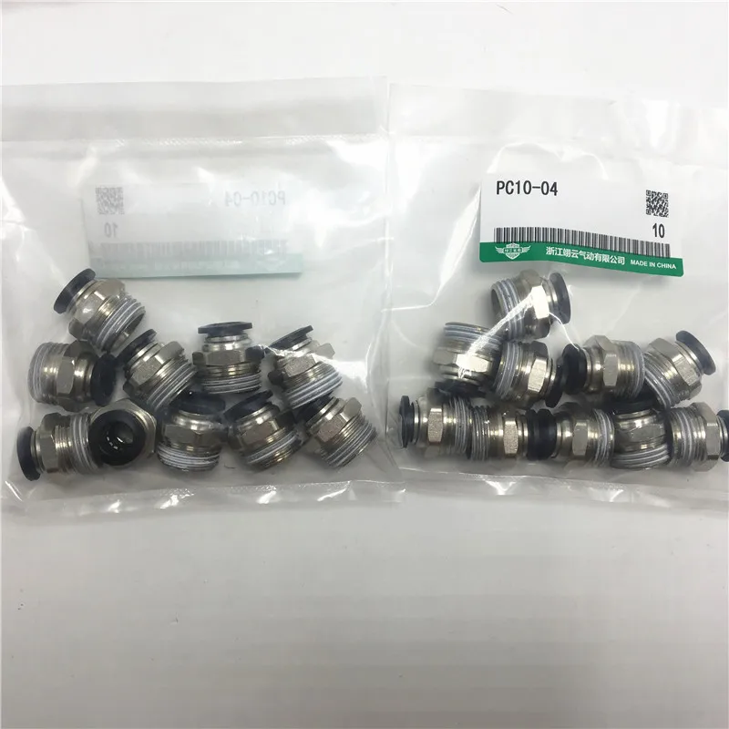 PC10-01 PC10-02 PC10-03 PC10-04 Pneumatic  Inner threaded straight joint PC series