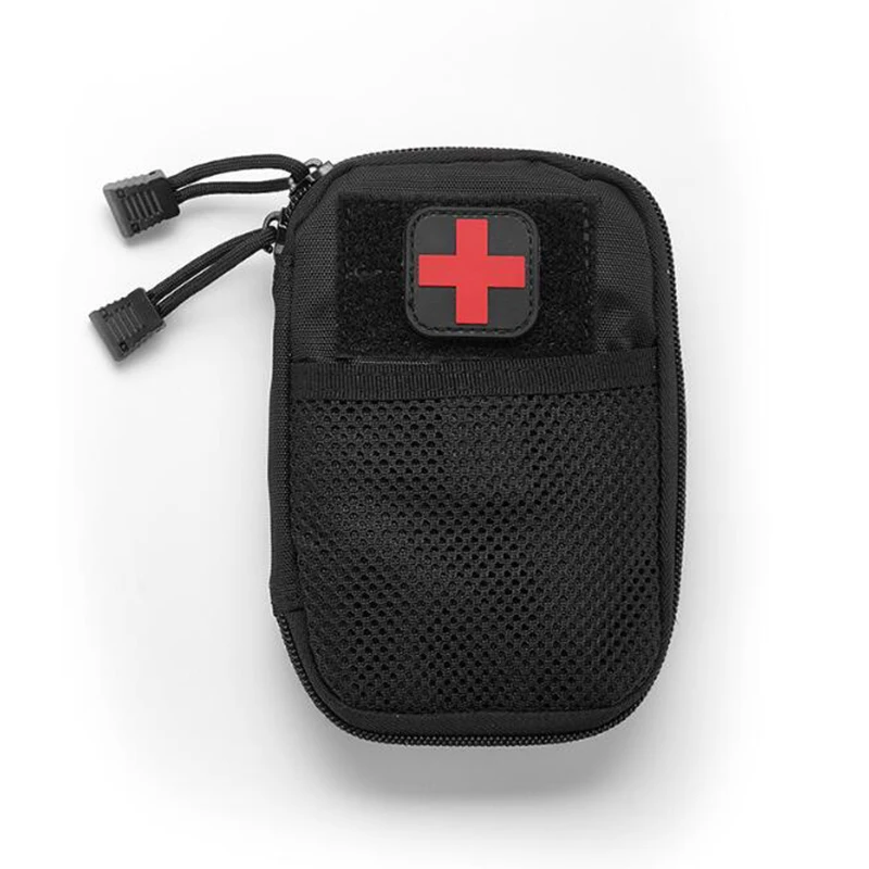 PVC Rubber Black Cross Flag Swiss Cross Medical Rescue Nursing Staff Tactical Soldier Backpack Embroidery Paste Armband