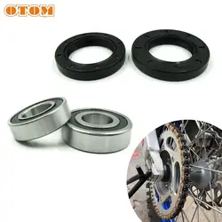 OTOM For YAMAHA Rear Wheel Hub Bearing Oil Seal WRF YZ YZF 125 250 426 450 Motorcycle Accessories Oil Seal Bearing Set Dirt Bike