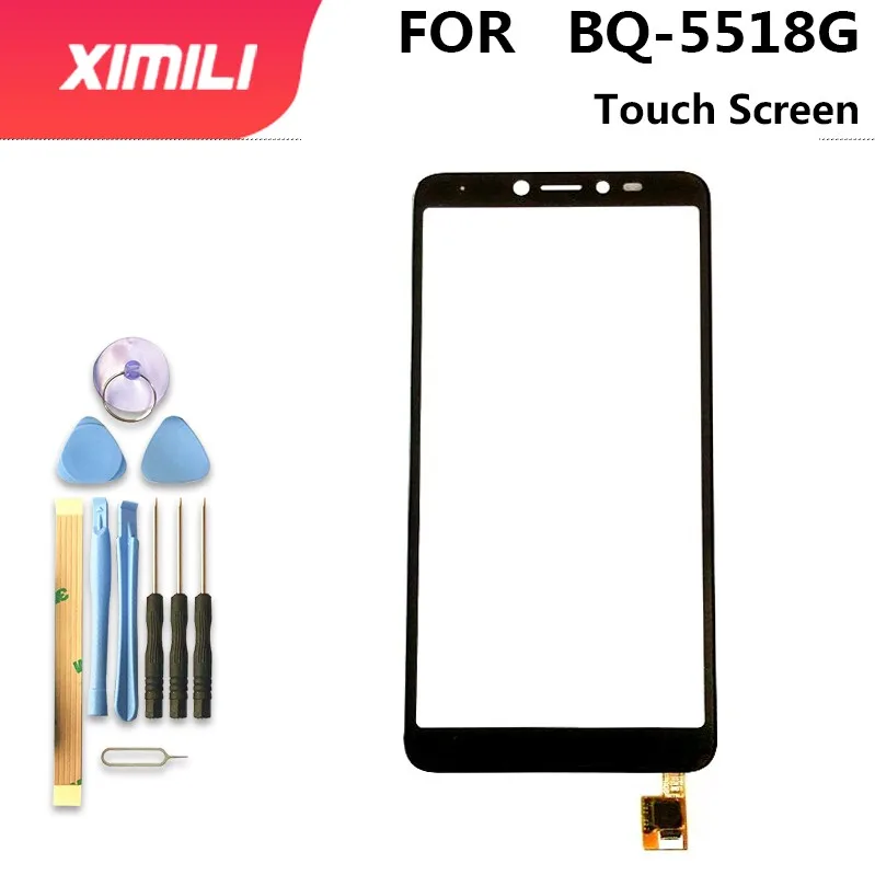 

5.5'' Original Touch Screen For BQ Mobile BQ-5518G BQ 5518G Jeans Touch Screen Sensor Digitizer Glass Front Panel Replacement