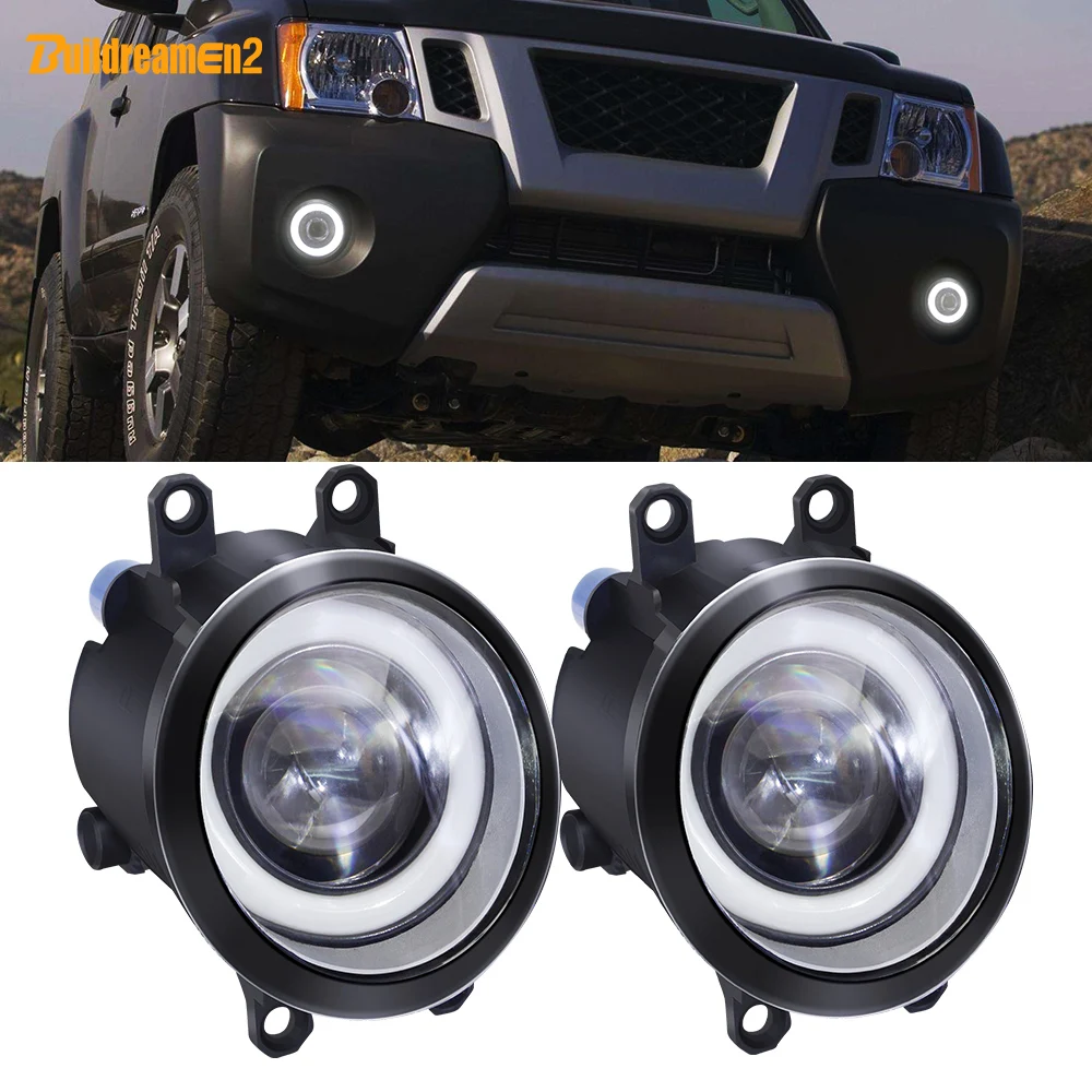 2 X Angel Eye หมอก LED รถด้านหน้าหมอกโคมไฟสําหรับ Lexus LX570 HS250h ES300h ES350 RX350 RX450h IS250 IS350 GS350 GS460 GS450h