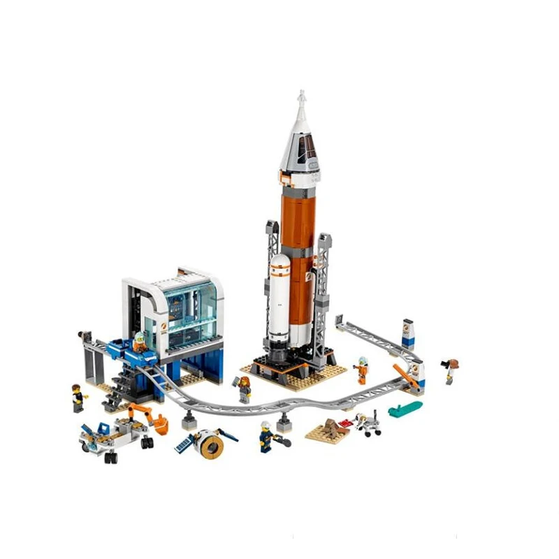 Urban Space Series 60228 Rocket Control Center 60227 60226 Building Blocks Children\'s Building Blocks Toy Gift Boy Spacecraft