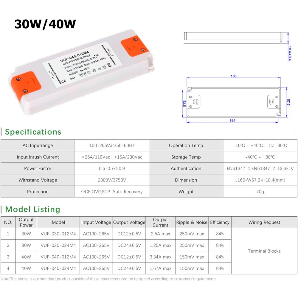 12 볼트 LED 드라이버 6W 12W 15W 30W 50W 60W AC110V 220V DC12V 24V 전원 공급 장치 LED 스트립 램프에 대 한 LED 빛 변압기 어댑터