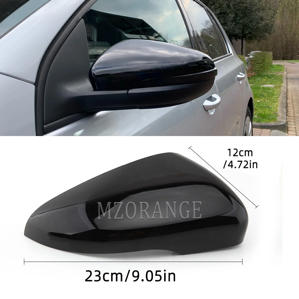 Side Mirror Cover For Volkswagen MK6 Golf 6 GTI 2009-2019 Side Mirror Caps Cover Rearview Mirrors Case Tools Crowbar Accessories