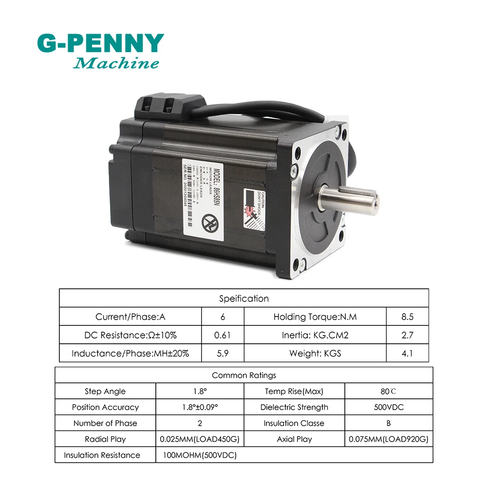 G-PENNY Nema34/23 3Axis CNC controller kit 86*85 57*20 closed loop motor+MKS/XHC/ET/DDCSV3.1 Controller+Power 350W60V+200W36V