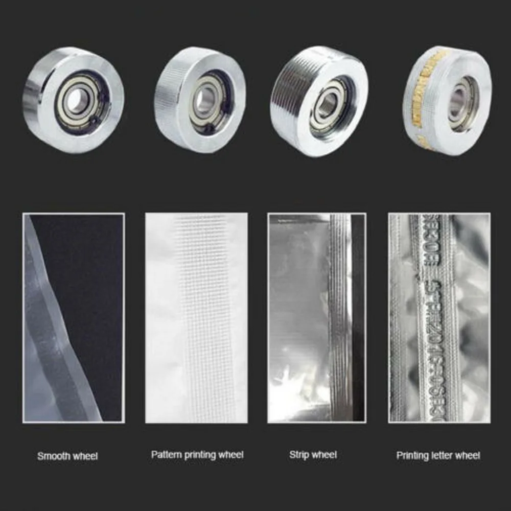 1PcสำหรับFR900/1000เครื่องซีลเหล็กลายนูนลายRollerล้อแสตมป์อะไหล่