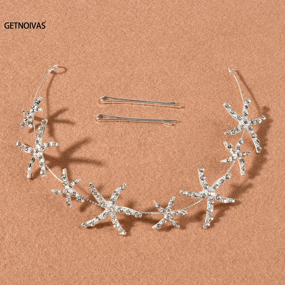 Starfiies لينة عقال مع 2 دبوس الشعر سبيكة الشعر الحلقات الانفجارات حامل إكسسوارات الشعر لارتداء اليومي والهدايا SL