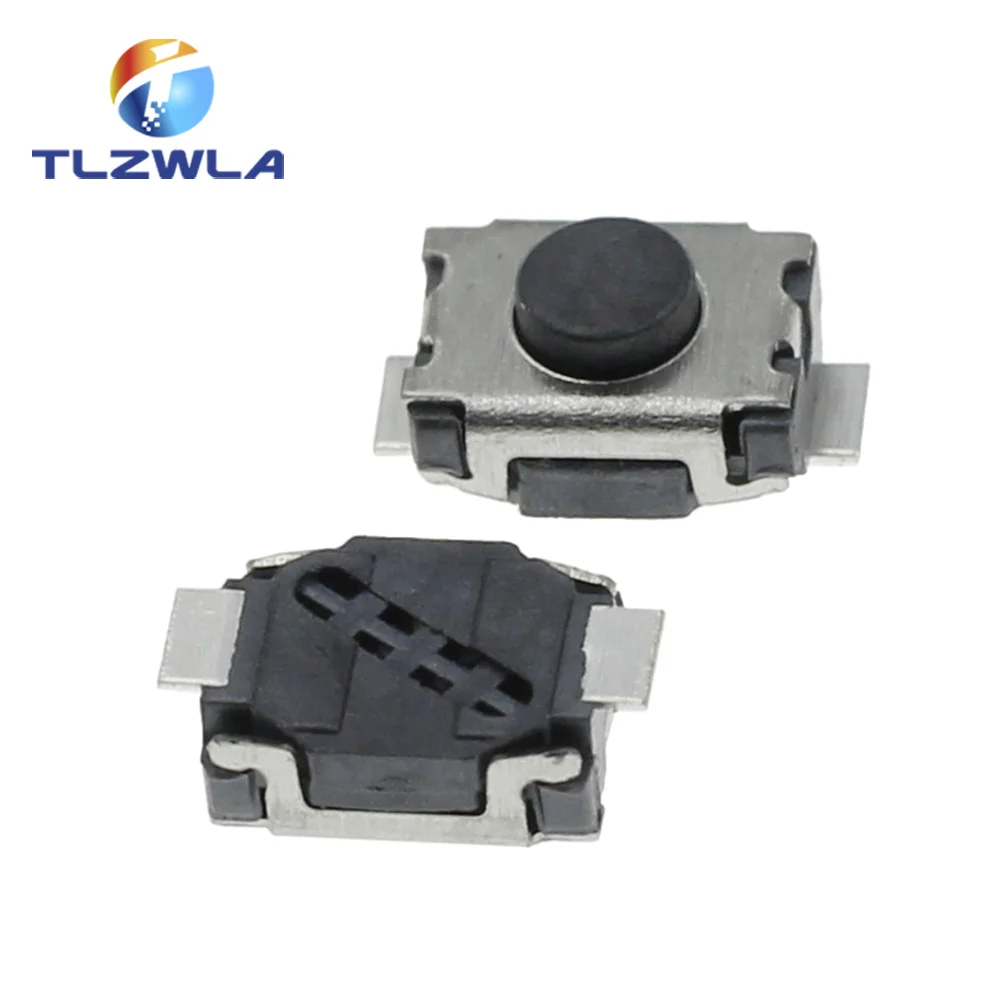 100PCS 3*4*2.0 2P Button Two Foot Feet 2Pin SMD Patch Tact Switch Vertical Push-Button Switch Micro 3 * 4 * 2 mm