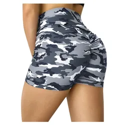 Summer Camouflage Sportswear Shorts Women New Basic Slip Bike Shorts Compression Workout Leggings Shorts