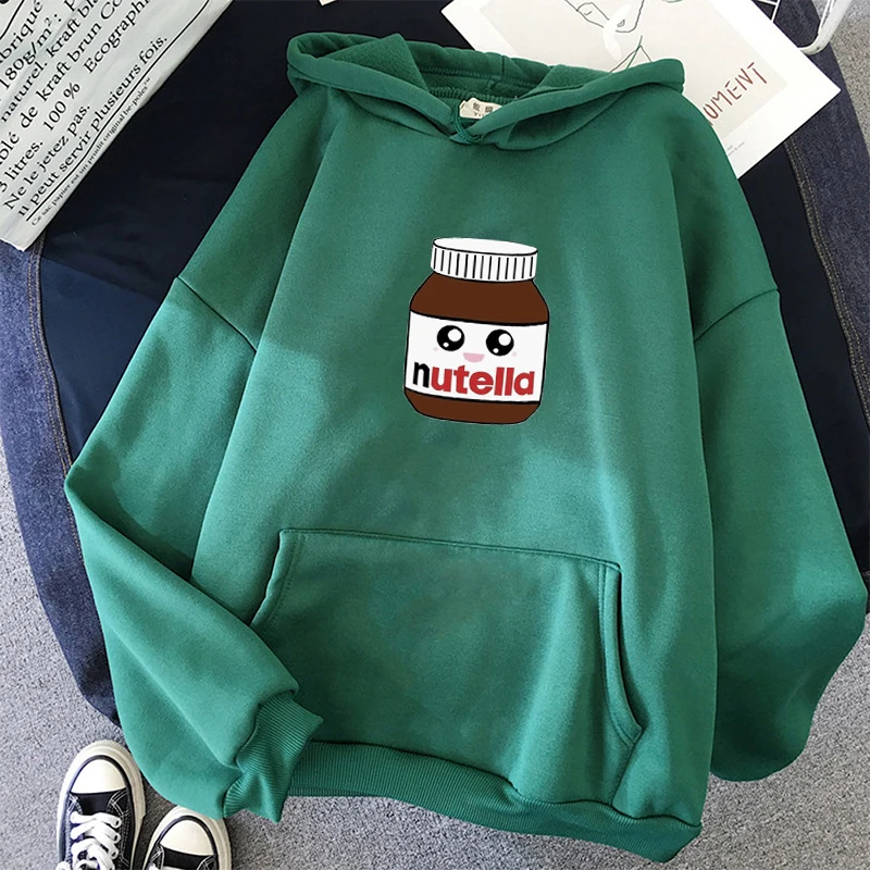 winter Nutella little face Hoodie Print Hoody Men Women Unisex BASIC Sweatshirts Fashion Cartoon Printing Hoodies streetwear