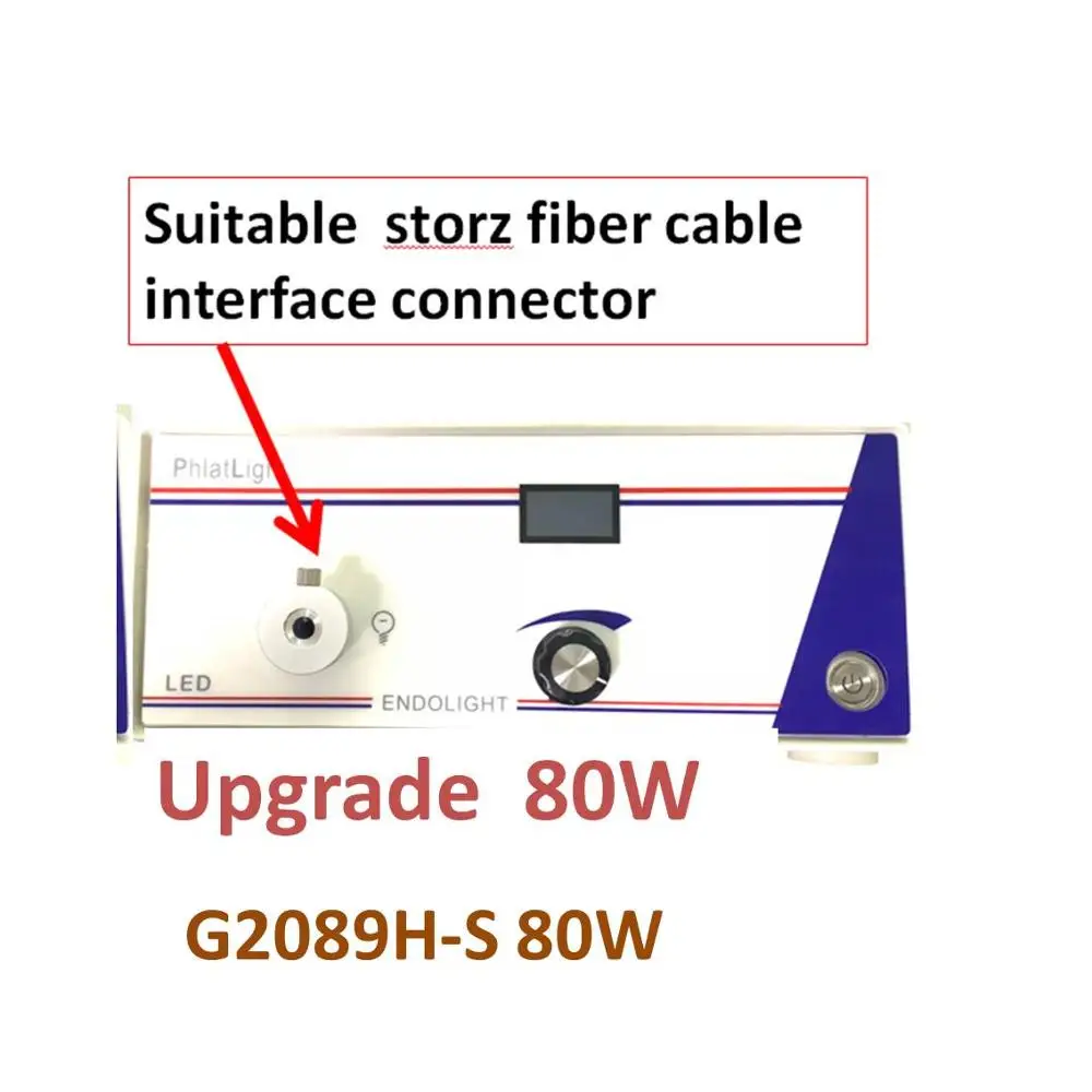 the endoscope 80W LED light source for storzs light source and olympus endoscope lighting promotion sales