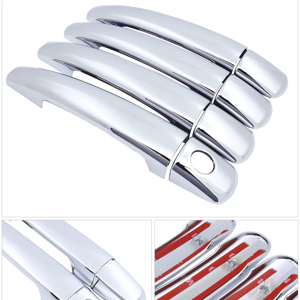 for Peugeot 5008 2008 2009 2010 2011 2012 2013 2014 2015 2016 Luxuriou Chrome Door Handle Cover Trim Car Set Styling Accessories