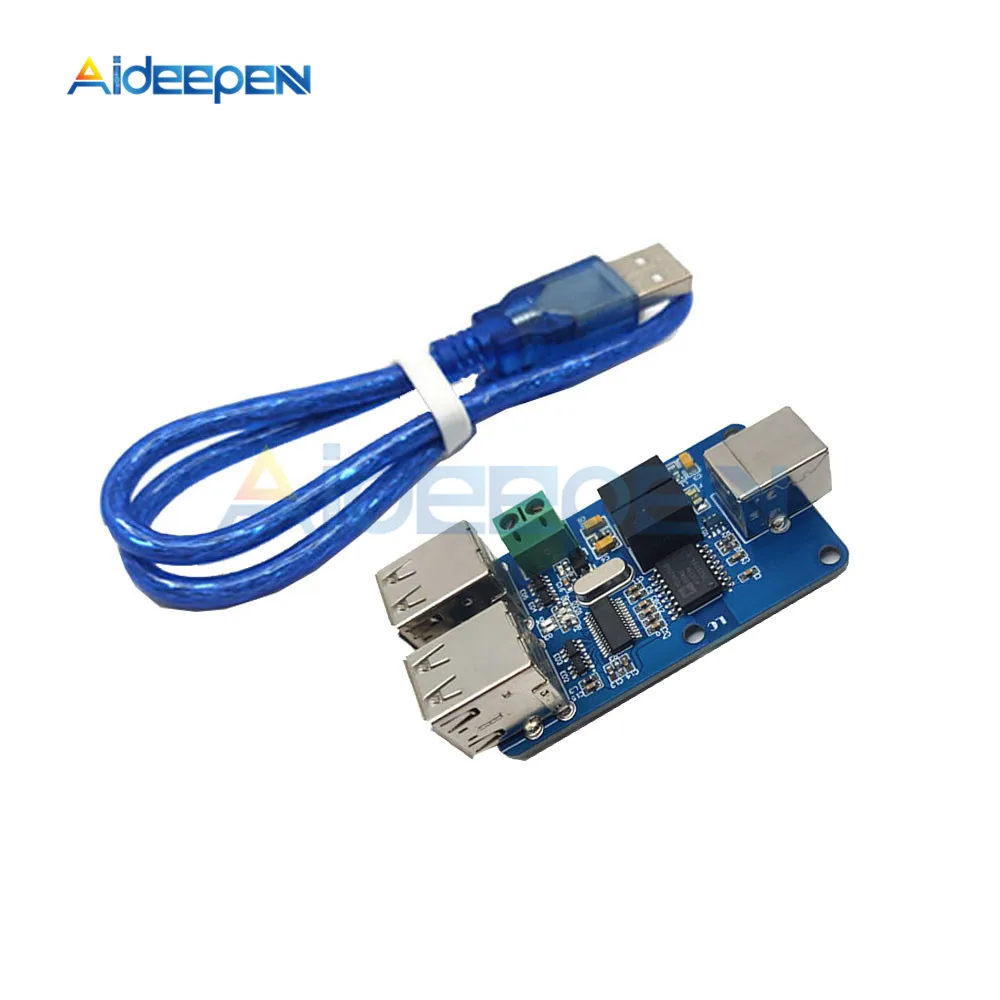 4 Channel USB to USB Isolator Coupled to Isolation Module Protective Board ADUM3160 ADUM4160 Support USB Control Transmission