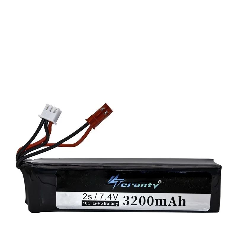 1-3pcs 7.4V 3200MAH Rechargeable battery for Frsky Taranis X9D Plus Transmitter 7.4V Lipo Battery Toy Accessories