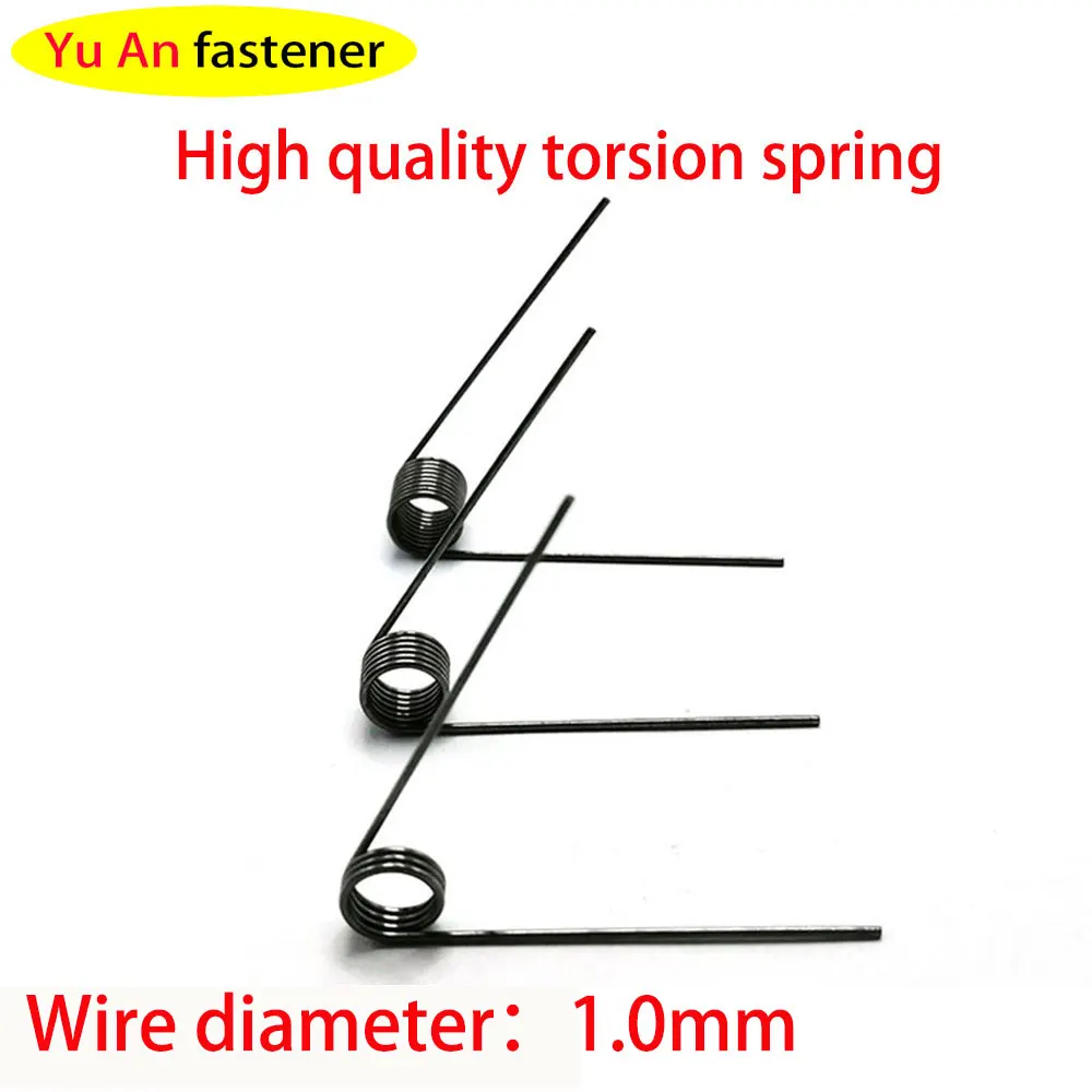 V-Spring, 1.0 Wire Diameter Torsion Small Torsion Spring, Hairpin Spring, 180/120/90/60 Degree Torsion Torsion Spring,  10pcs